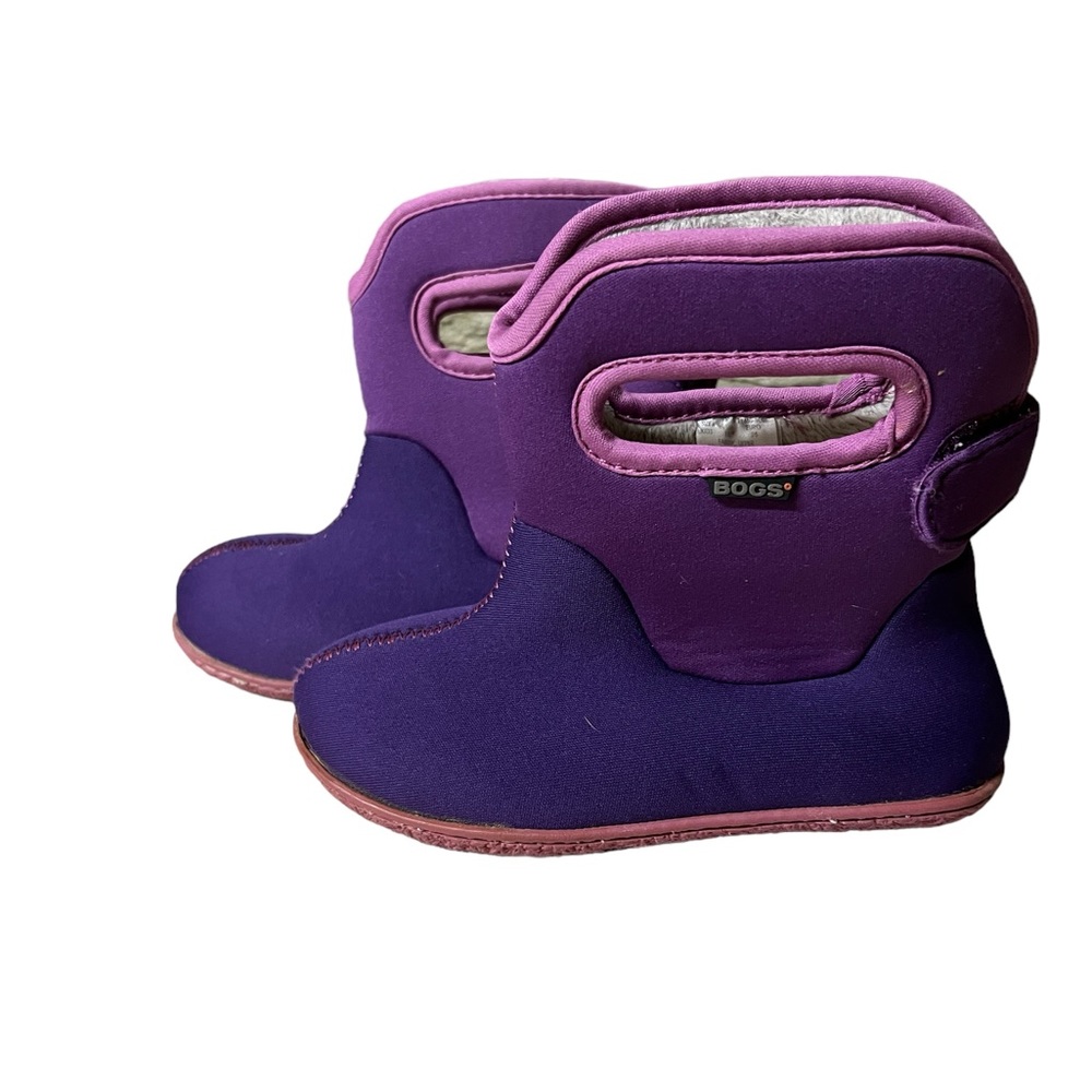 Bogs snow boots- purple- little kid size 10